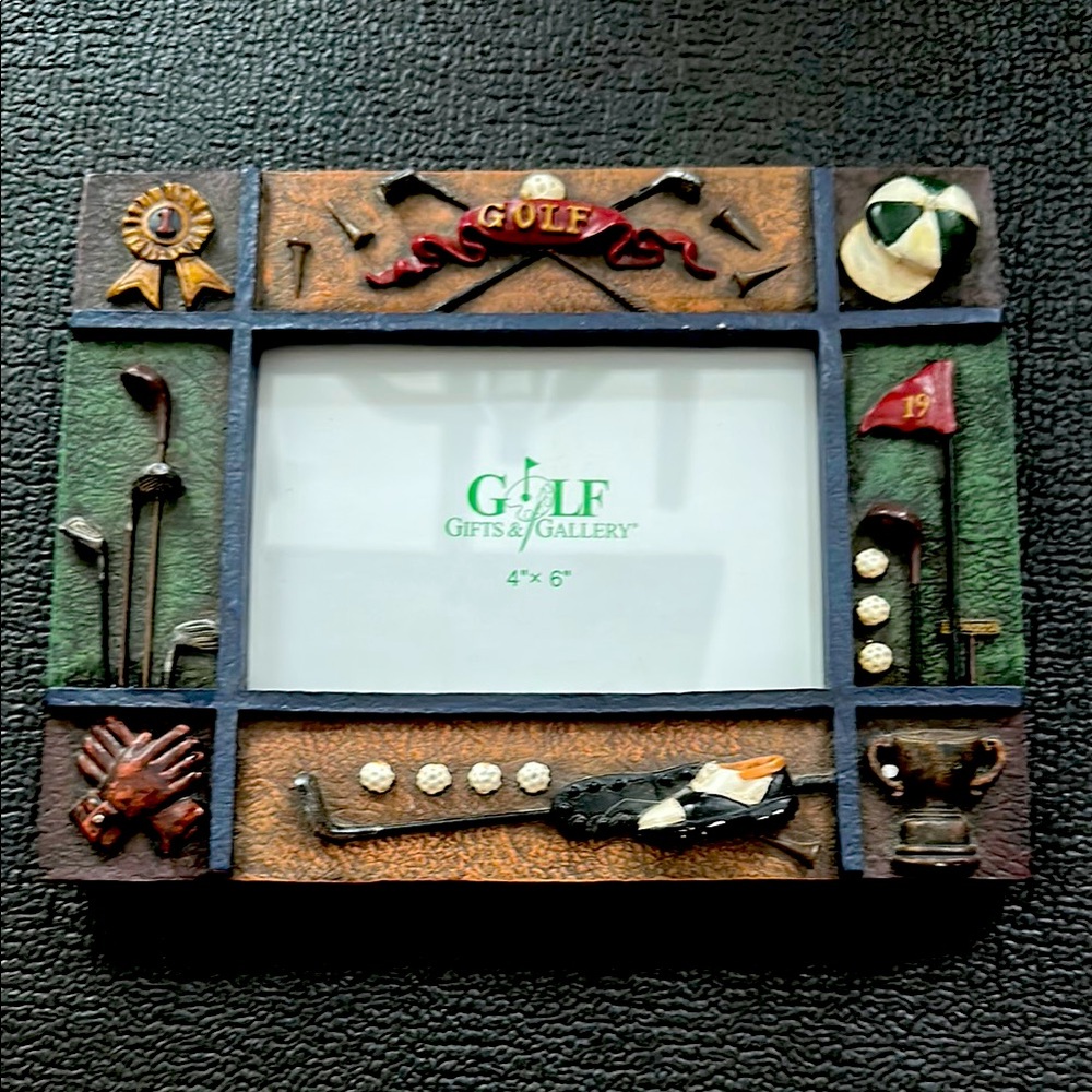 NWT Golf 4x6 picture frame perfect for Father’s Day for the golfer in your life